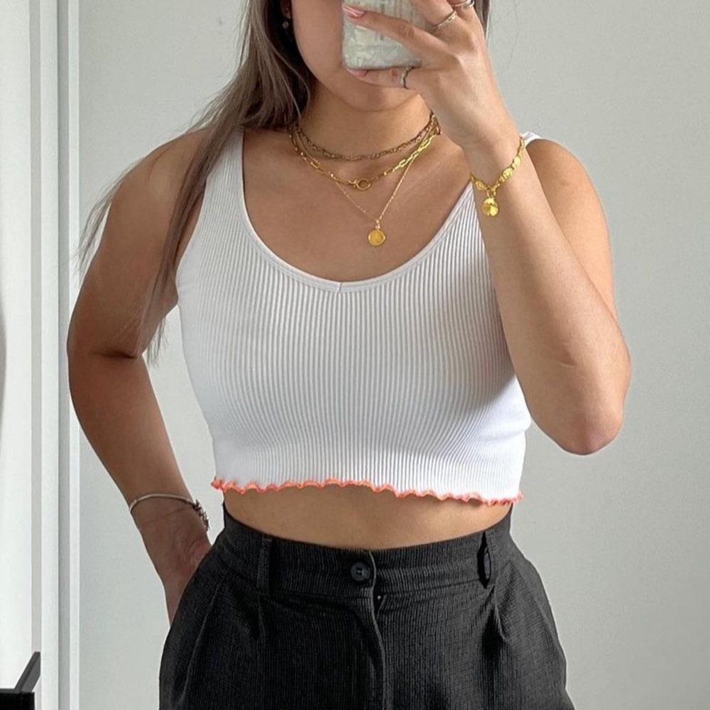 Colsie Ribbed Crop Top